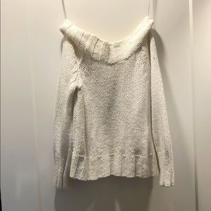 Free People Off the shoulder Cotton Sweater